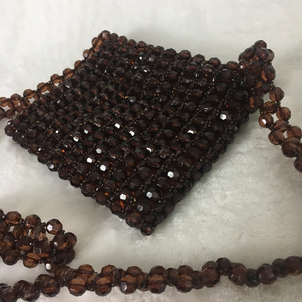 Beaded Small Purse Bag Vintage Great Condition - Picture 7 of 8